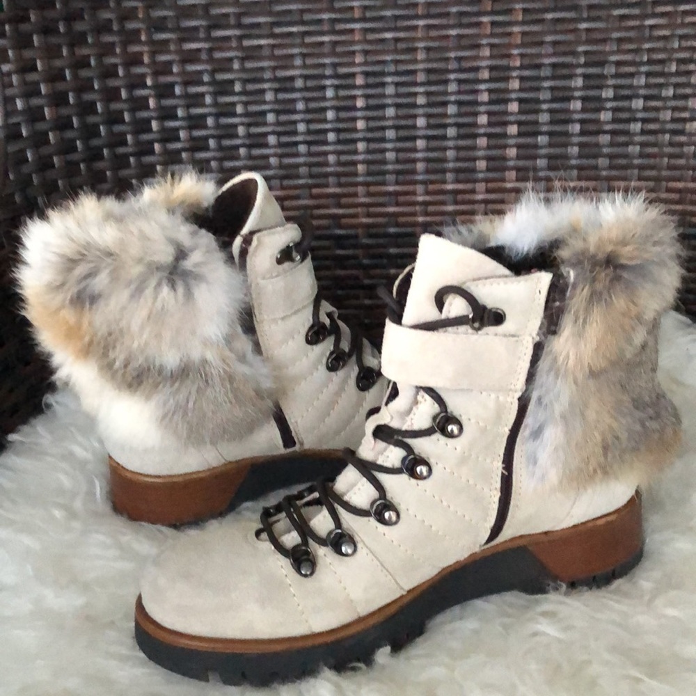 MANAS ANKLE FUR BOOTS WOMEN’S